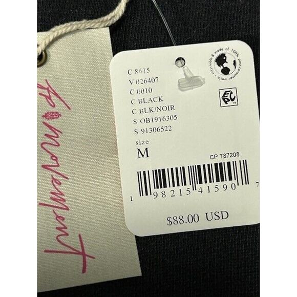 Free People X Hatch Womens Maternity Intercept Sweatshirt Black Size M NWT - Picture 6 of 9